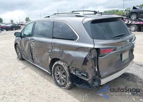 2022 Toyota Sienna Le z USA, uszkodzony, nr VIN 5TDBSKFC8NS062850